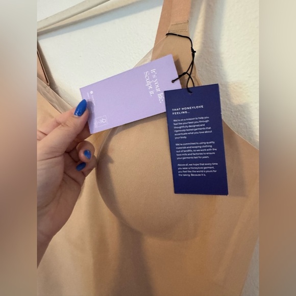 NEW Honeylove Crossover Cami Shapewear Tank Bra Size 3X Plus San Tan NWT - Picture 7 of 10
